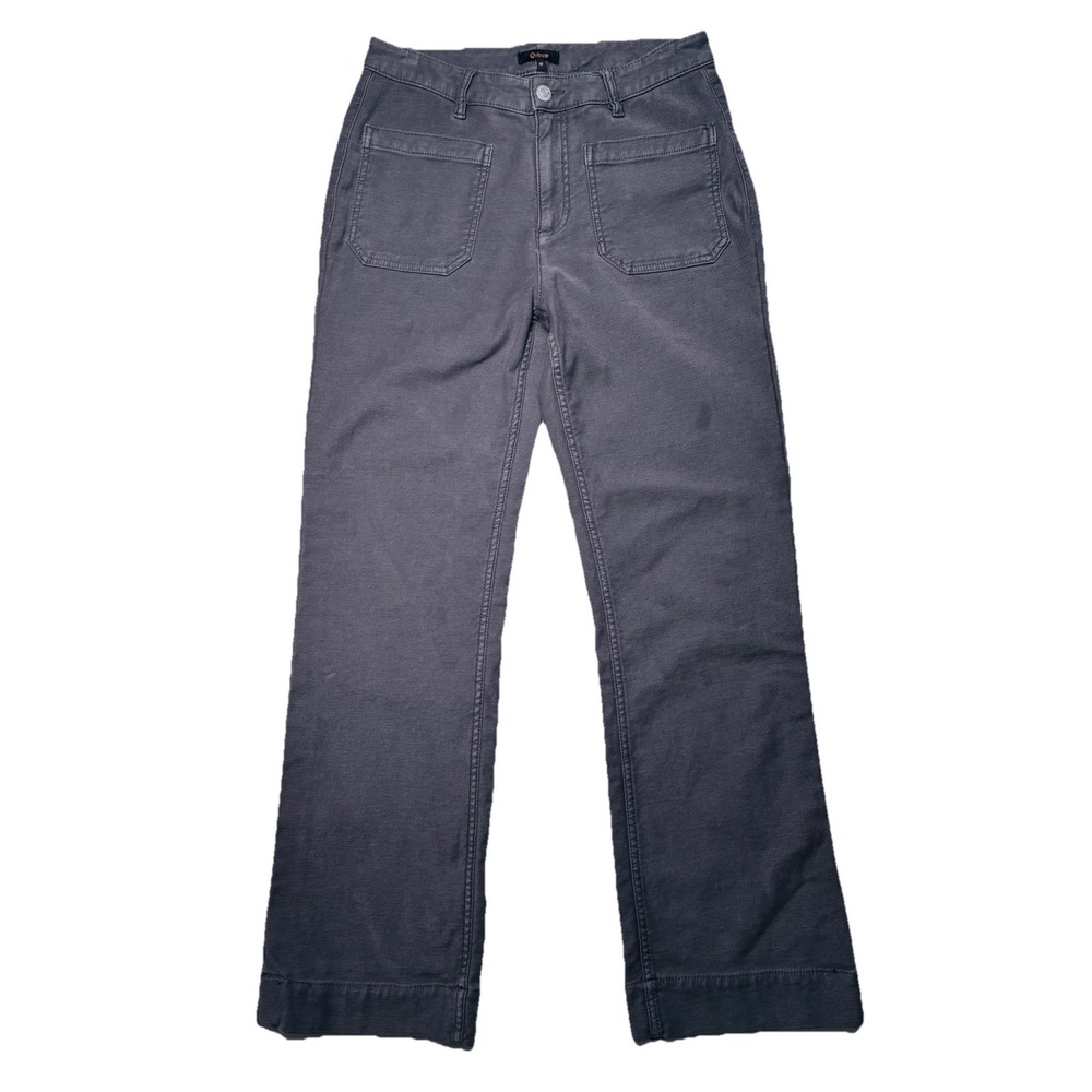 Quince Womens Skinny Jeans Gray Stretch Denim Ankle Pants Size 10